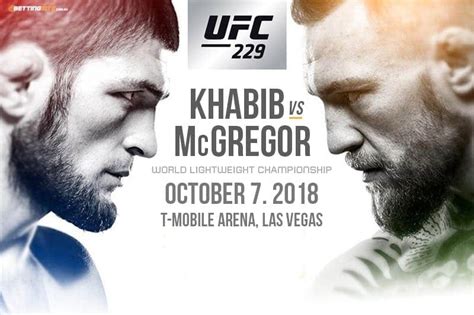UFC 229: Khabib vs McGregor Early Betting Odds, .